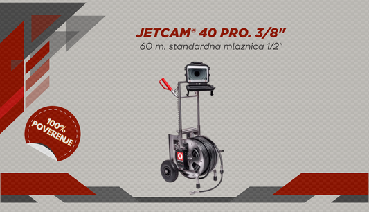 JetCam® 40 Pro – Profesionalno rešenje za inspekciju i čišćenje cevovoda