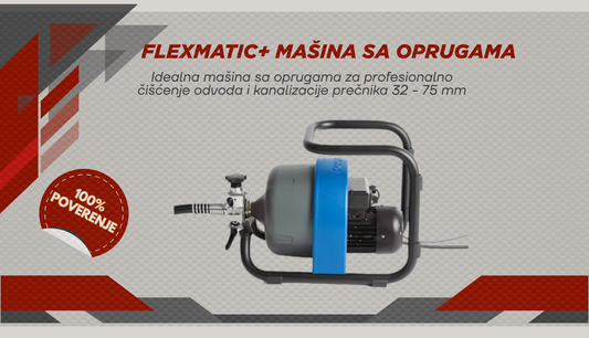 Flexmatic plus – Pametno rešenje za brzo i efikasno održavanje cevovoda