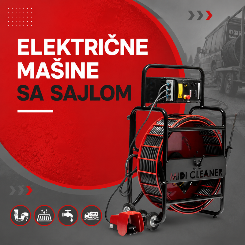 Električne mašine sa sajlom